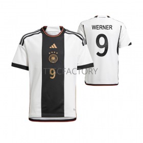 Completo Calcio Germania Timo Werner 9 Divisa Prima Mondiali 2022